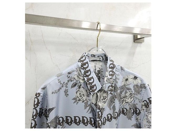 Dior Seidenschirt mit Logo-Muster - Ansicht 3