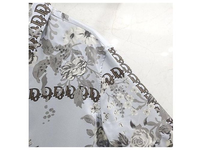 Dior Seidenschirt mit Logo-Muster - Ansicht 4