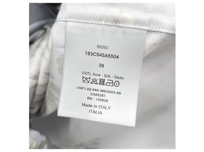 Dior Seidenschirt mit Logo-Muster - Ansicht 6