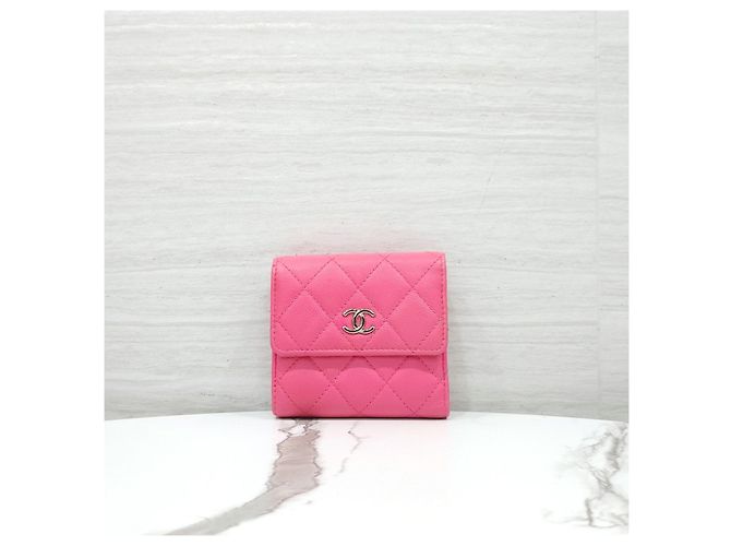 Chanel Classic Small Flap Snap Wallet Caviar Pink - Ansicht 10
