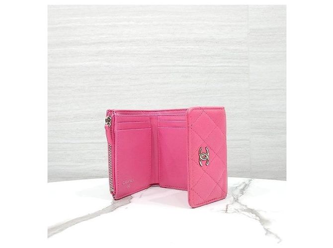 Chanel Classic Small Flap Snap Wallet Caviar Pink - Ansicht 5
