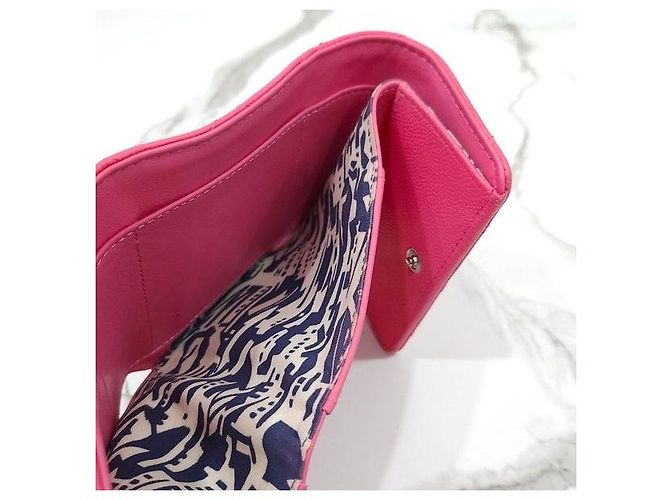 Chanel Classic Small Flap Snap Wallet Caviar Pink - Ansicht 7