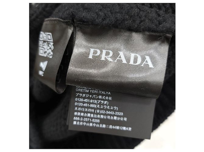 Prada Schwarzer Kaschmir-Cardigan - Ansicht 10