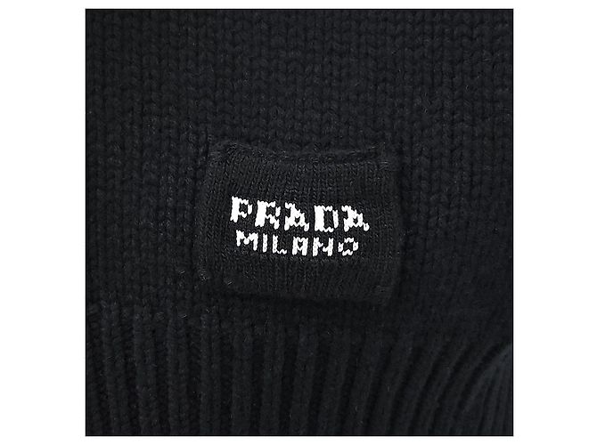 Prada Schwarzer Kaschmir-Cardigan - Ansicht 9