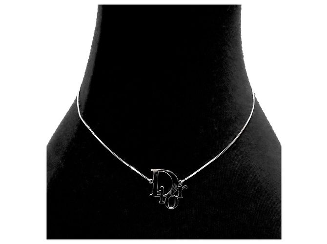 Dior Collana Oblique in argento - vista 5