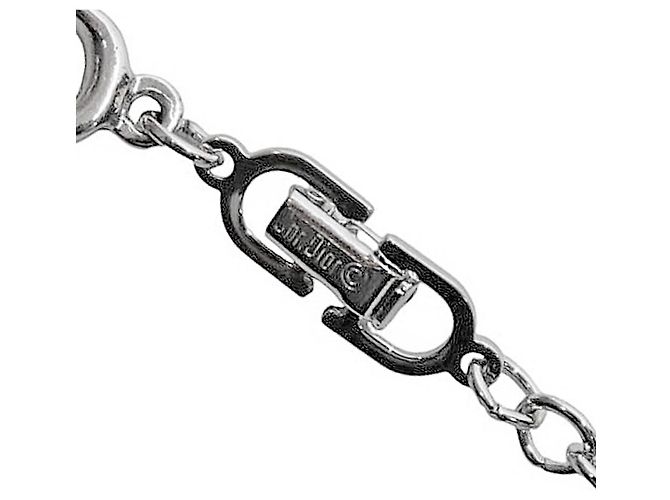 Bracciale Dior in metallo argentato - vista 4