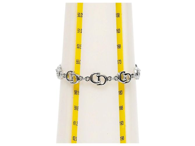 Bracciale Dior in metallo argentato - vista 5