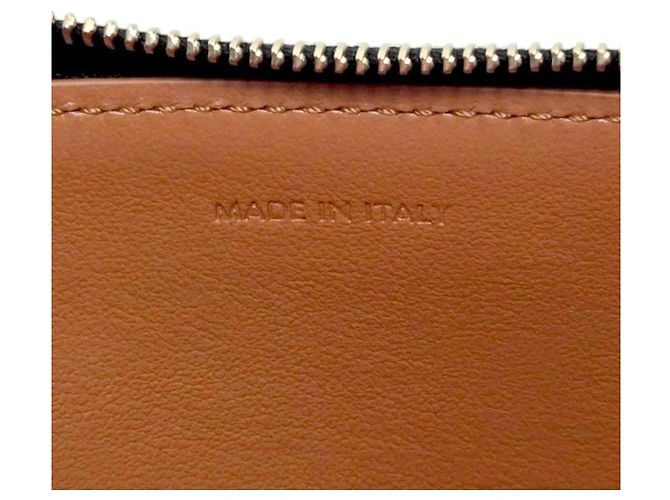 Céline Trio Zip Kartenetui Leder Braun - Ansicht 7