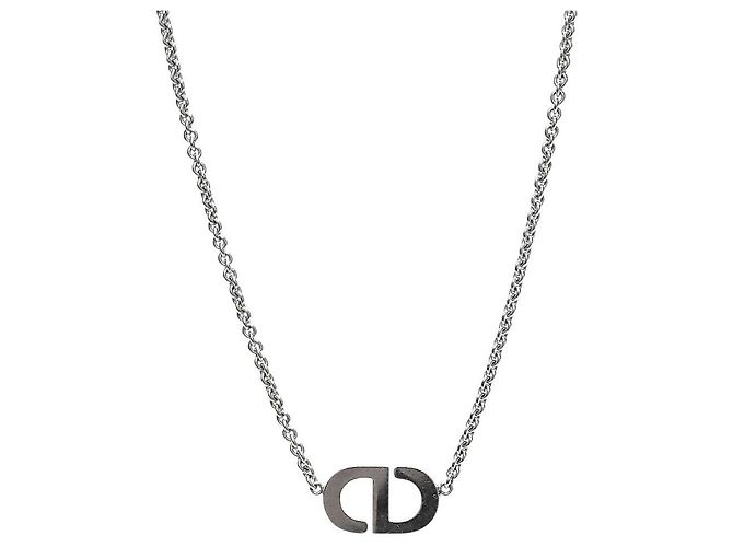 Dior Petite CD Halskette Silber - Ansicht 2