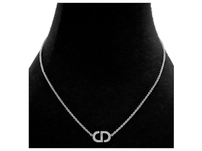 Dior Petite CD Halskette Silber - Ansicht 5