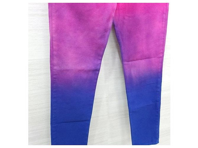 Louis Vuitton Gradient Denim Hose Blau - Ansicht 4