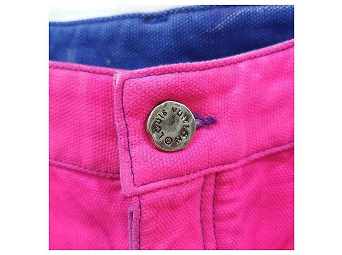 Louis Vuitton Gradient Denim Hose Blau - Ansicht 5