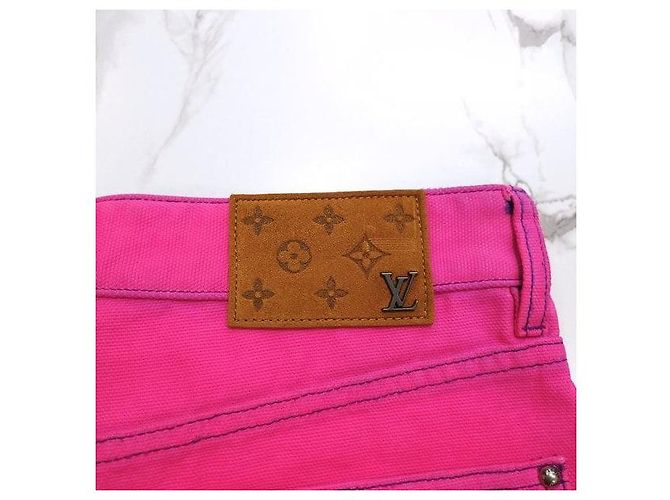 Louis Vuitton Gradient Denim Hose Blau - Ansicht 7