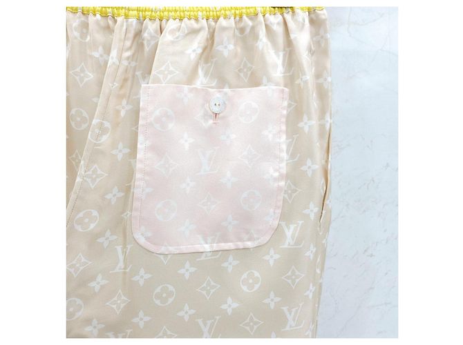 Louis Vuitton Pantalones Jogger de Seda Monograma - vista 11