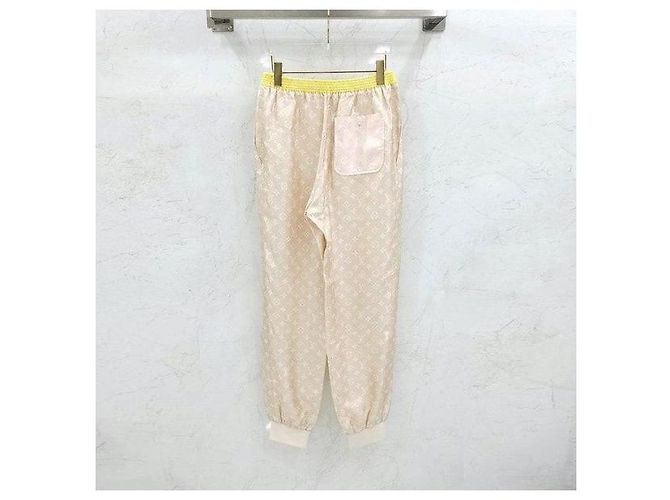Louis Vuitton Pantalones Jogger de Seda Monograma - vista 2