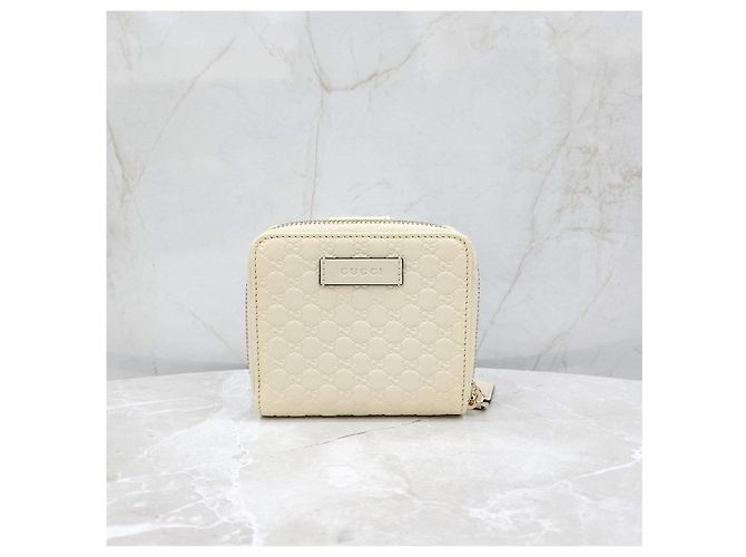 Cartera Gucci Micro Zip de piel marrón - vista 10