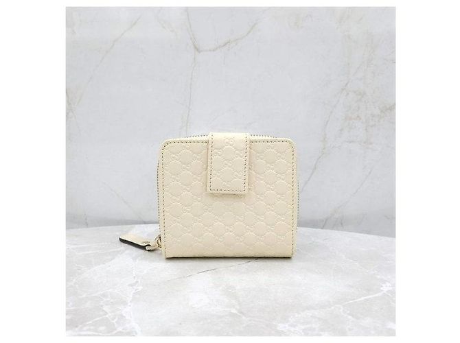 Cartera Gucci Micro Zip de piel marrón - vista 3