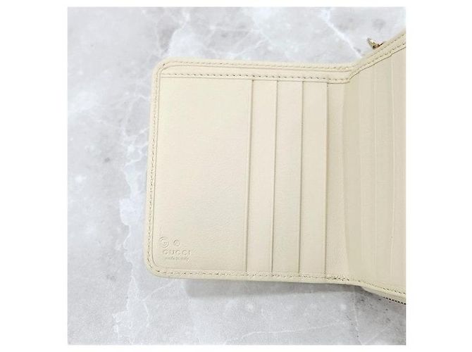 Cartera Gucci Micro Zip de piel marrón - vista 6
