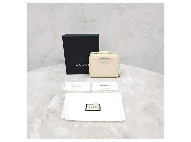 Cartera Gucci Micro Zip de piel marrón - vista 9