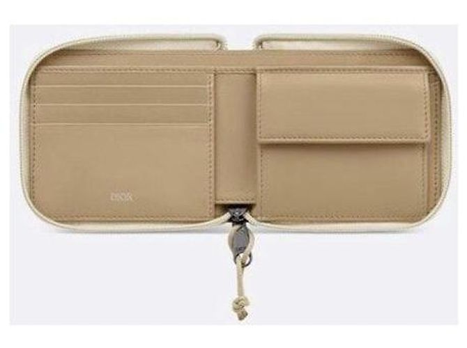 Dior Pouch Zip Wallet Beige - view 12