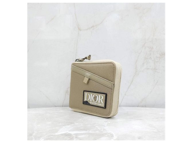 Dior Pouch Zip Wallet Beige - view 14