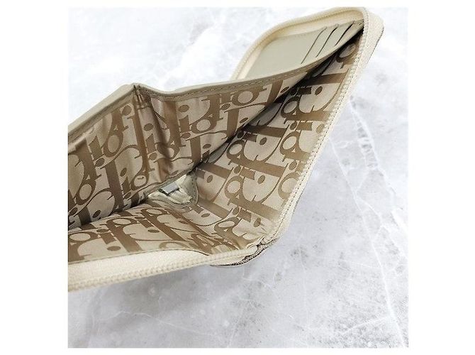 Dior Pouch Zip Wallet Beige - view 8