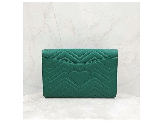 Gucci Clutch Matelassé Green - vista 12