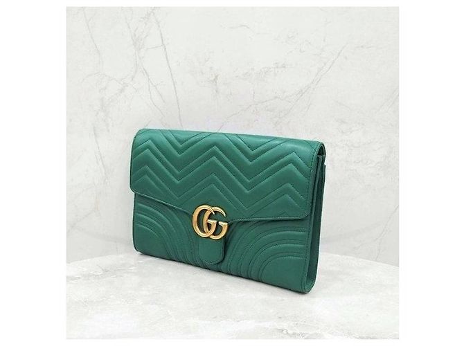 Gucci Clutch Matelassé Green - vista 2