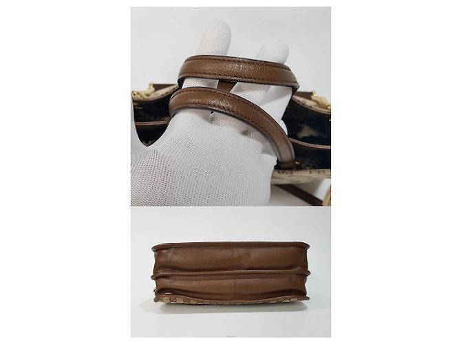 Gucci Borsa a tracolla media Canvas Horsebit - vista 6