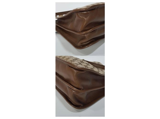 Gucci Borsa a tracolla media Canvas Horsebit - vista 7