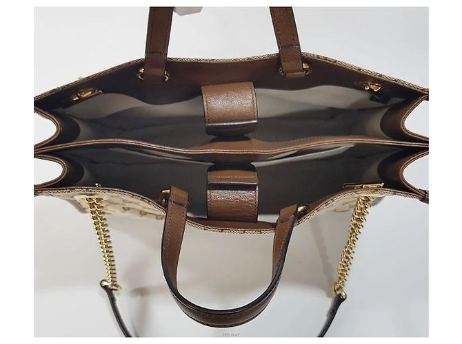 Gucci Borsa a tracolla media Canvas Horsebit - vista 8