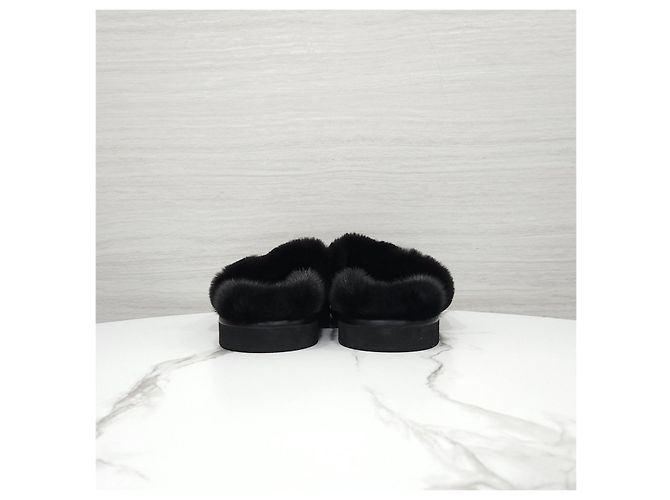 Louis Vuitton Pantofole Mule Comfort in Visone Nero - vista 11