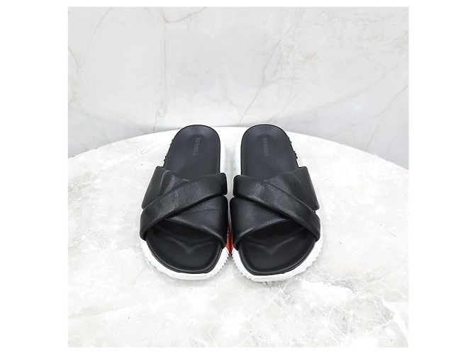 Hermès Sandalo slipper in pelle - vista 10
