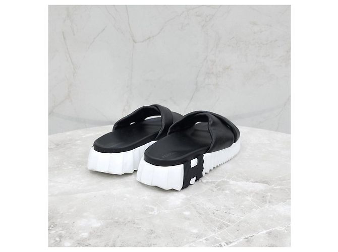 Hermès Sandalo slipper in pelle - vista 13