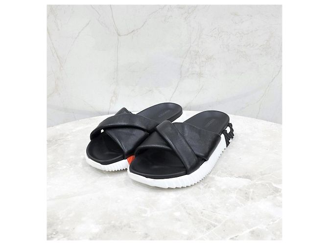 Hermès Sandalo slipper in pelle - vista 9