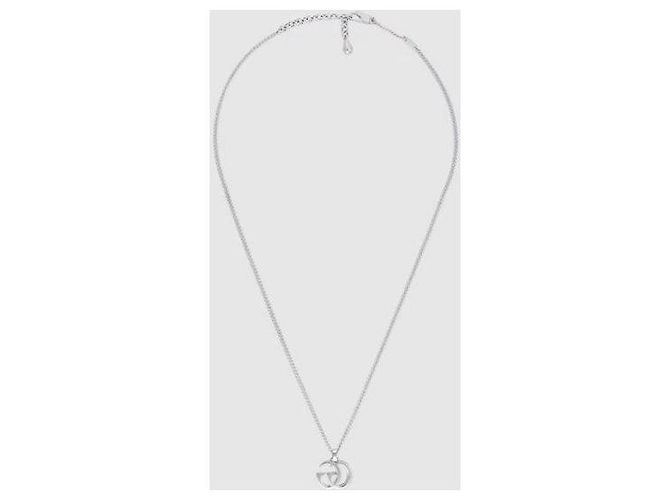 Gucci Collana con pendente GG Marmont Argento - vista 10