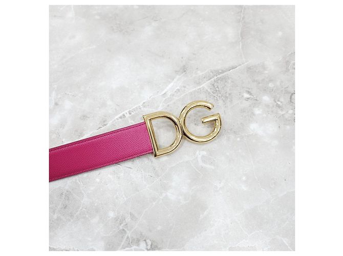Dolce & Gabbana Ledergürtel mit DG-Logo-Schnalle - Ansicht 12