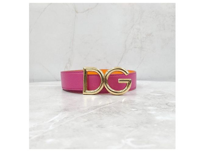 Dolce & Gabbana Ledergürtel mit DG-Logo-Schnalle - Ansicht 9