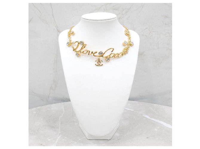Chanel Crystal LOVE Coco Choker Kette - Ansicht 11