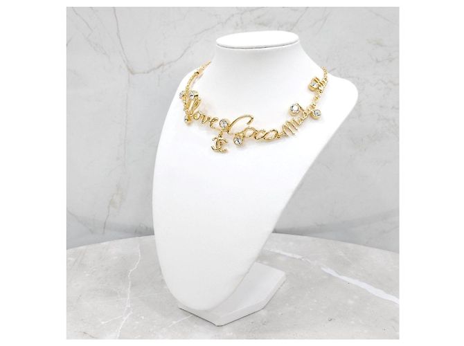 Chanel Crystal LOVE Coco Choker Kette - Ansicht 12