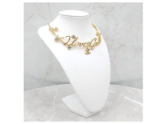 Chanel Crystal LOVE Coco Choker Kette - Ansicht 13