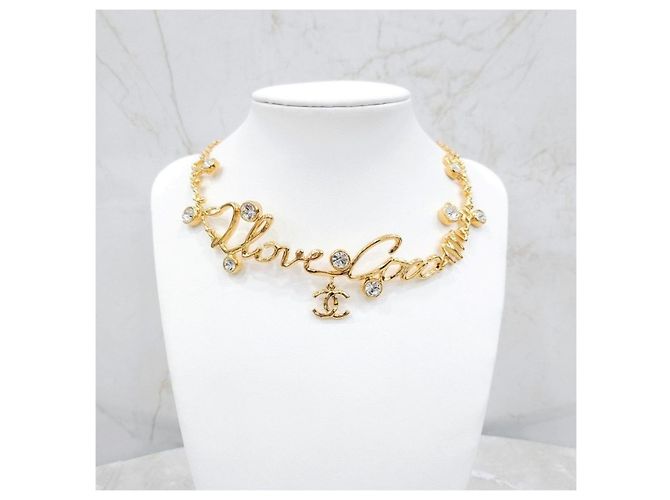 Chanel Crystal LOVE Coco Choker Kette - Ansicht 14