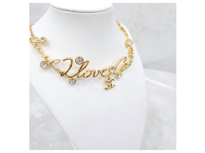 Chanel Crystal LOVE Coco Choker Kette - Ansicht 15