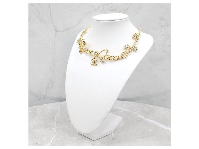 Chanel Crystal LOVE Coco Choker Kette - Ansicht 2