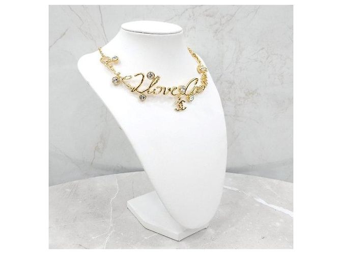 Chanel Crystal LOVE Coco Choker Kette - Ansicht 3