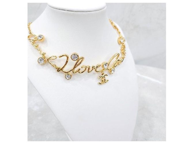 Chanel Crystal LOVE Coco Choker Kette - Ansicht 5