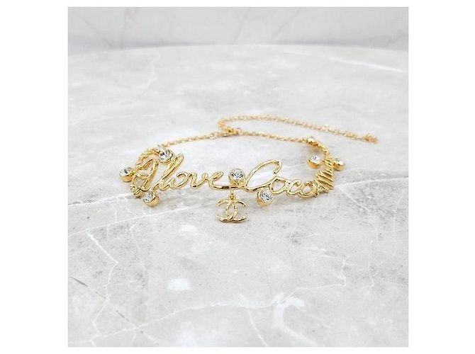 Chanel Crystal LOVE Coco Choker Kette - Ansicht 6