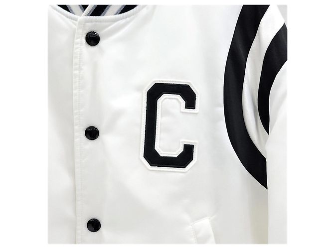 Céline Cropped Varsity Bomberjacke mit Logo-Patch - Ansicht 13