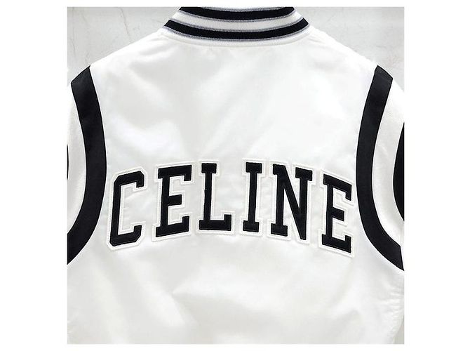 Céline Cropped Varsity Bomberjacke mit Logo-Patch - Ansicht 4