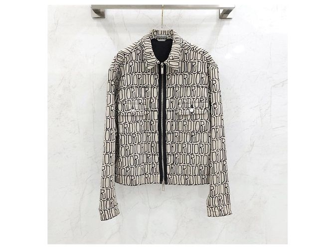 Dior Giacca Trucker Multi-Logo Sean Stussy - vista 8